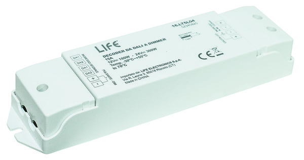  Dimmer monocolore, da DALI a 1CH Dimmer 12V(180W)/24V(360W)