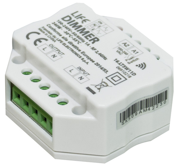 RICEVITORE DIMMER DA INCASSO 1ch-240watt