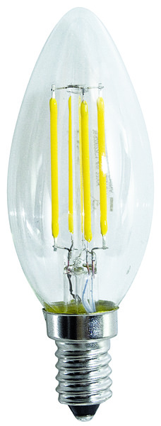  LAMP.LED CANDELA C35 serie Filam Trasp.,E14,2,5W 2700K 250L