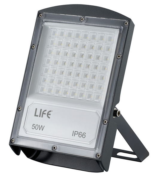 FARO A LED Serie F71, IP66, 50W, 90°, 3000K, LM5400 CRI80