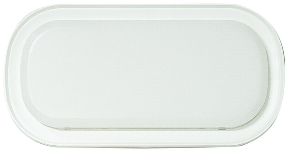 PLAF.LED OVALE IP6518W, BA120° TRICOLOR LM1850