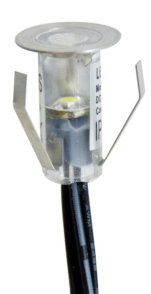 PUNTO LUCE SEGNAPASSO IP67 12V 0,4W 3000K LUCE DIRETTA