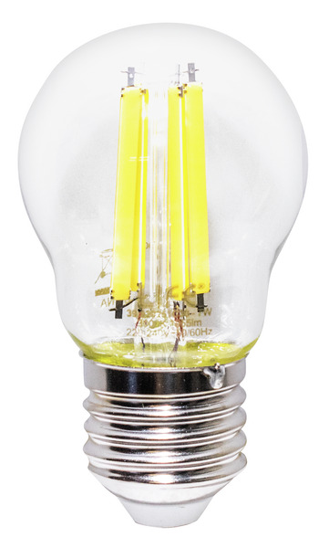 LAMPADA LED G45 serie Filament Trasparente, E27, 7W, FA320°, 2700K, 220Vac, LM1055
