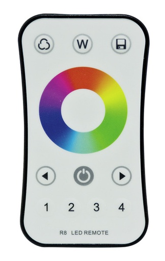 [LIF-16LT5RC] RADIOCOMANDO RF2.4GHz LIFE512, RGB/RGBW 4 Zone	