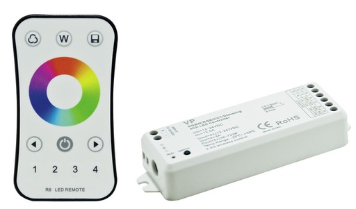 [LIF-16LT5RCK1] KIT CONTROLLER + TELECOMANDO RGBW ( RGB+ BIANCO) 2,4 GHZ