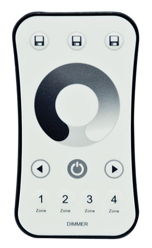 [LIF-16LT5RD] Radiocomando Dimmer monocolore ON/OFF, 4 Zone RF2.4GHz LI