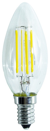 [LIF-39920021C1]  LAMP.LED CANDELA C35 serie Filam Trasp.,E14,2,5W 2700K 250L
