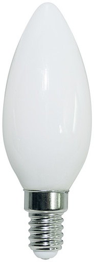 [LIF-39920022CM30]  LED CANDELA C35 serie Filament Milky, E14, 4.5W,3000K 470LM