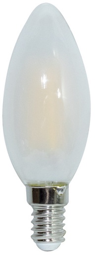 [LIF-39920022CS] LAMPADA LED CANDELA E14 4W FILAMENTO 300° 2700°K