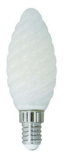 [LIF-39920113CM] LAMPADA LED C.TORTIGLIONE ST35Filament Milky, E14, 6W2700K