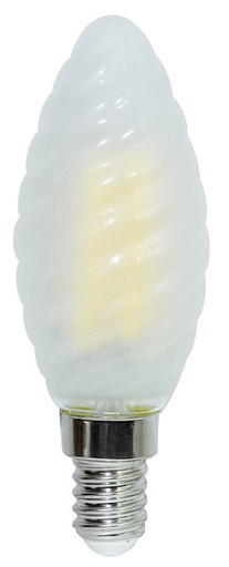 [LIF-39920113CS27] LAMP.LED TORCIGLIONE E14 FROST 6.5W LM806