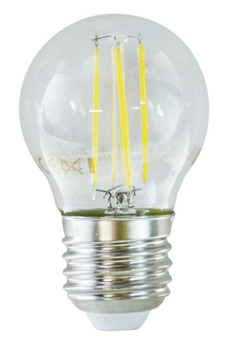 [LIF-39920257N] LAMP LED G45 Filament Trasparente, E27, 4.5W 4000K 470LM