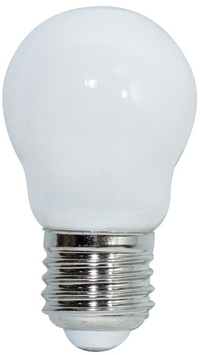 [LIF-39920257NM] LAMPADA LED MINISFERA E27 MILK 320° 4W 4000K 420LM