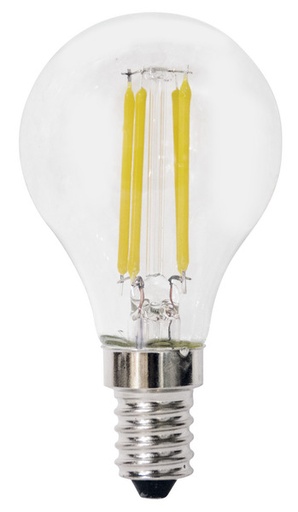 [LIF-39922157ND]  LED DIMMER G45 Filament Trasparente E14 ,4.5W, 4000K LM470