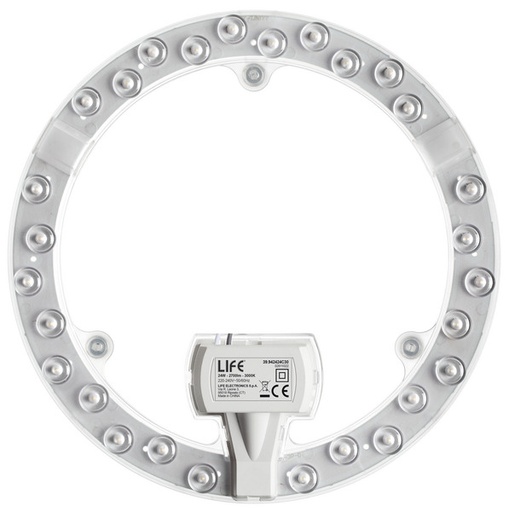 [LIF-39942418C] MODULO LED A DISCO CON MAGNETE 18W 170° 3000K 1550LM