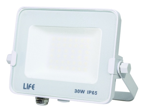 [LIF-399FA403WC] FARETTO SLIM BIANCO IP65, LED SMD Serie FA4, 30W, 110°,3000K