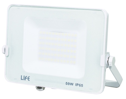 [LIF-399FA405WN40] FARETTO SLIM BIANCO IP65, LED FA4, 50W, 110°,4000K 4300LM