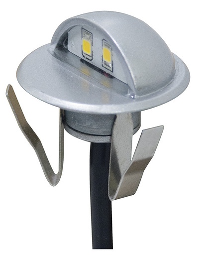 [LIF-399PL0136F] PUNTO LUCE SEGNAPASSO IP65 12VDC 1W  EMISSIONE 90° 6500K