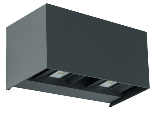 [LIF-399PL3227GCFN] APPLIQUE a LED CUBO2, IP65, 220Vac, 20W, TRICOLOR, 1000LM,