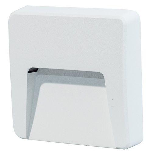 [LIF-399PL5122WCFN] SEGNA PASSO QUADRATO, IP65,220Vac, 3W,TRICOLOR 120x120x32mm