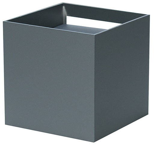 [LIF-399PL3028GCFN] APPLIQUE a LED CUBO MAX, IP65, 220Vac, 20W, TRICOLOR, 1000LM, CRI80, 120x120mm, Allum. Grigio